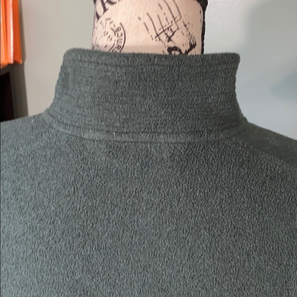 Dark Green North Face Pull Over - image 6